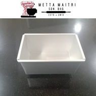 Metta Maitri Aluminum Rectangle Cake Loaf Pan - Good Quality & Durable (5" x 3" x 3 inch / 13.5cm x 