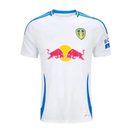 เสื้อฟุตบอล Leeds United Home Away Third เสื้อฟุตบอลชายแขนสั้นฤดูร้อน 2024-25 ที่ปรับแต่งได้ ระบายอา