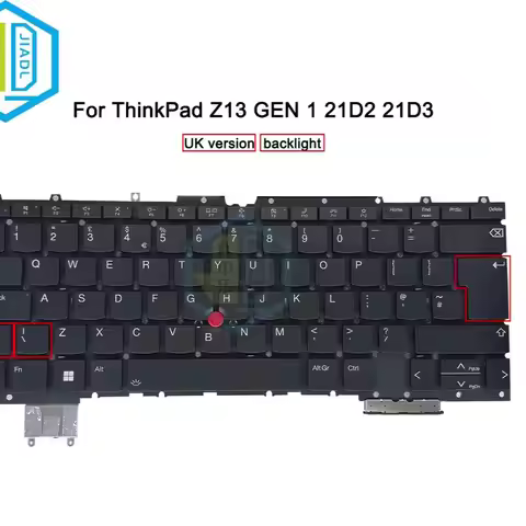 New UK Backlight Keyboard For Lenovo ThinkPad Z13 Gen 1 Z13 Gen 2 Z13 G1 Type 21D2 21D3 UKE809 SN21E