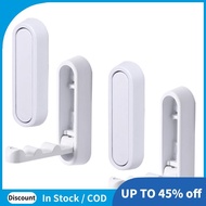Zinc Alloy Heavy Duty Folding Coat Hooks 4PCS, Space-Saving Design Foldable Wall Hooks