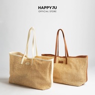 HAPPY2U Beg Wanita Sylvia Raffia Tote Bag