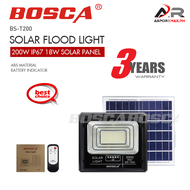 BOSCA Solar light 30W/50W/100W/200W/300W Solar Led Outdoor Flood Light IP67 Waterproof With Remote