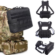Military Tactical Vest Bag Outdoor Army EDC Molle Climbing Fishing Hunting Camping Pouch Medical Kit Shoulder Chest Bag Mochila