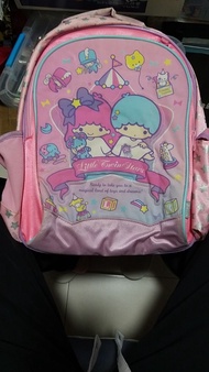 小學生返學二手書包背囊sanrio little twin stars 雙子星款