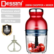 DESSINI 2 IN1 Food Chopper Mixer Capsule Cutter Chopper Blender Grinder food processor Mincer Pengis