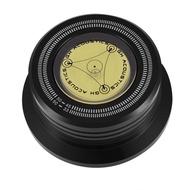 Turntable Disc Clamp, 50Hz Record Weight Stabilizer with Bubble for LP Record Player(Black)