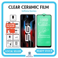 (BELI 2 PERCUMA 1) Infinix Clear Ceramic Film Screen Protector Note30/Note40/GT20Pro/Smart9/Hot50/Sm