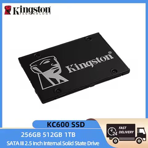 Kingston KC600 SSD 256GB 512GB 1TB SATA III 2.5 Inch Internal Solid State Drive High Speed Hard Disk