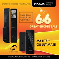 (GATE DOOR LOCKS COMBO) MAXON M3 LITE WIFI DOORCAM DIGITAL DOOR LOCK + G8 ULTIMATE / G5  DIGITAL GAT