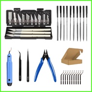3D Printing Tool Kit Professional 3D Printing Supplies Set of 38 Portable 3D Printer Tool with Tweez