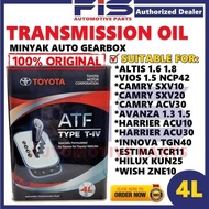 FIS Original Toyota ATF Oil Automatic Transmission Fluid Type T-IV T4 4Liter 08886-81400 Minyak Auto