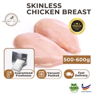 Skinless Boneless Chicken Breast Fresh Frozen Gourmet Select | 2-4pcs | Isi Ayam Dada Tanpa Kulit&amp;Tulang Segar 全无骨鸡胸肉