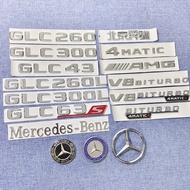 Suitable for Mercedes-Benz GLC Tail Label Rear Car Label Sticker GLC300 glc260GLC63S Label 4matic Wo