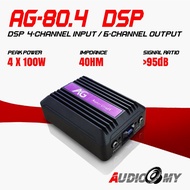 Auto-Graff AG-80.4 Car DSP Amplifier 4IN 6OUT Android Audio Processor 6CH DSP Tuning EQ Time Align
