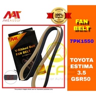 TOYOTA ESTIMA 3.5 GSR50 MS FAN BELT ( 7PK1550) ( MSFB-7PK-032 ) MEAUSU