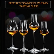 2PCS Whisky Copita Nosing Glass Britain Professional Bartender Tasting Home Bar Chivas Brandy Whiskey Crystal Goblet Wine Glass
