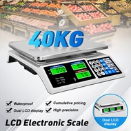 40kg Capacity Innovative Rechargeable Digital Scale for Supermarket Pricing & Weighing