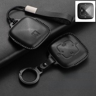 Genuine Leather Car Key Case Remote Key Cover Holder For ZEEKR zeekr 001 007 009 ZEEKR 7X ZEEKR X Ca