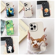 6.1'' Case For iPhone 13Pro Casing Fashion Cute Painted Shockproof Silicone Cover A2638 For iPhone 1