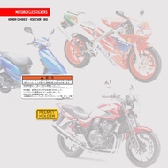 HONDA Motorcycle Tank Caution Warning Sticker NSR250R CB400SF DIOHONDA
