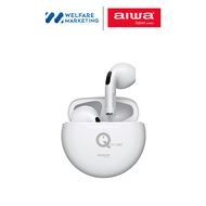 AIWA AT-X80Q TWS Bluetooth Earphones หูฟังไร้สายแบบอินเอียร์ น้ำหนักเบา กันน้ำระดับ IPX4