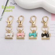 [EruditeCourtS] 4pcs Mini Sewing Machine Keychains – A Stitch Of Memory & Meaning, Vintage Miniature