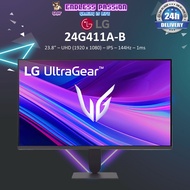 LG 24G411A-B 24-inch Ultragear Full HD (1920 x 1080) IPS Gaming Monitor, 144Hz (O/C), 1ms MBR