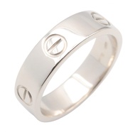 【二手】卡地亞 Love 戒指 B4084700 K18WG（白K金）男女通用 Love 戒指