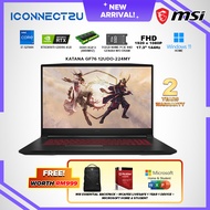 MSI Katana GF76 12UDO-224MY Gaming Laptop i7-12700H|RTX3050Ti|17.3" FHD 144Hz|16GB|512GB|W11H|MOHS - 9S7-17L424-224
