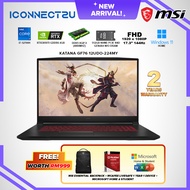 MSI Katana GF76 12UDO-224MY Gaming Laptop i7-12700H|RTX3050Ti|17.3" FHD 144Hz|16GB|512GB|W11H|MOHS -