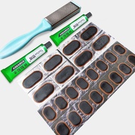 Inner Tube Repair Patch Repair Tire Patch Tool Set Bicycle Motorcycle Electric Vehicle Sticker Film 