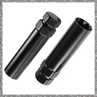 [feidan33.ph] 7 Spline Lug Nut Key 6 Spline Lug Nut Socket Removal Tool, 2 PCS Dual Hex Drive Afterm