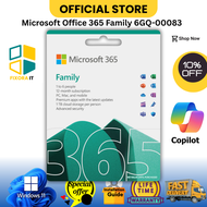 Microsoft Office 365 Family 1 To 6-Devices 6GQ-00083