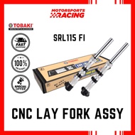 SRL115 FI👈 TOBAKI CNC LAY FORK FRONT ASSY DAMPER COMP SHOCK ABSORBER ABSOBER YAMAHA LAGENDA SRL115FI