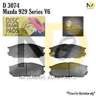 MAZDA 929 SERIES V6 D3074 FRONT BRAKE PAD