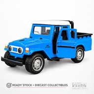 Diecast Alloy Car Model FJ40 Pickup Blue 1:36 - Off-Road Car - Miniature
