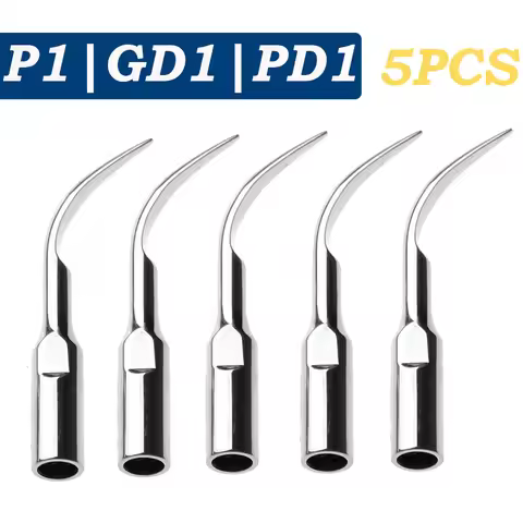5pcs/Box P1/GD1/PD1 Dental Ultrasonic Scaler Tip Fit Dte Dental Scaler Head