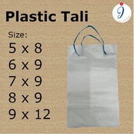 [+-500gm] HD tali plastic bag 5x8 6x9 7x9 8x9 9x12 /Plastic Tali/Bag with string/Beg Plastik Berikat