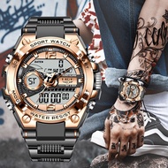 LIGE New Arrival jam tangan lelaki  Men Watch  Sports Watch For Men Waterproof Electronic Digital Wa