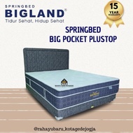 [ Best Quality] Springbed Bigland Big Pocket Plushtop 160 - Kasur Saja