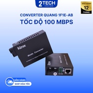 Photoelectric Converter, 1 Fiber Optic Converter IQTEK IQ-1F1E- AB 100Mbps 25km High Quality