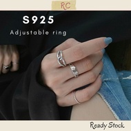 RC33 S925 Silver Rings Korean style