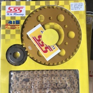 Y15ZR/FZ racing Sprocket sss set 415