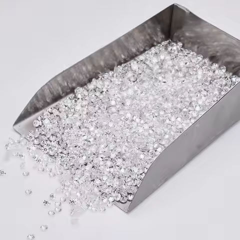 [ Full Size 0.7mm-3.0mm ] Wholesale 1CT Small Size Loose Moissanites Stones D Color VVS1 Gemstone La
