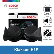 Bosch Klakson Motor dan Mobil H3F Digital Fanfare (Keong) Black 12V Set - 0986AH0601