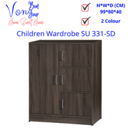 Von Bonjour 5 Doors Almari pakaian kanak-kanak/5 pintu children wardrobe cabinet Oxford almari baju 