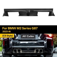 Real Dry Carbon Fiber Rear Diffuser Lip for BMW M2 Series G87 CS Style 2023-IN 1Pcs/Piece
