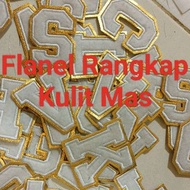 2 Double Application Character Number Letter Patches