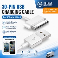 30-Pin USB Charger Cable for iPhone 4/4s/3G/3GS, iPad 1/2/3, iPod Nano Touch Adapter Accessories USB