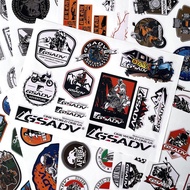 Aluminum Box Luggage Sticker Decal Motorcycle Three-Sided Tail Box318Creative Decorative Scratch Cov